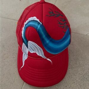 Red and Blue Women's Hat